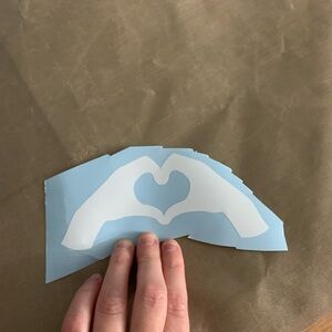 Solid Heart Hands- Vinyl Decal